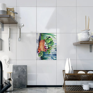 Vibrant Veggie Ceramic Photo Tile – Matte Finish - Dipaliz - Wall Tiles