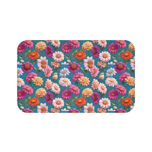 Floral Bath Mat – Soft Microfiber Spa Rug - Dipaliz - Mats & Rugs