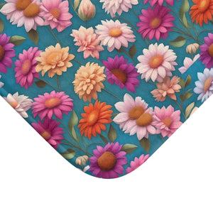 Floral Bath Mat – Soft Microfiber Spa Rug - Dipaliz - Mats & Rugs