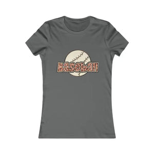Baseball Mama Favorite Tee - Comfort Style - Dipaliz - s / Asphalt - T-shirts