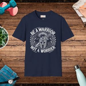 Unisex Softstyle Tee - Solid Colors Warrior Vibes - Dipaliz - Navy / s - T-shirts