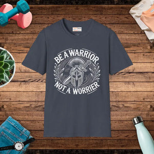 Unisex Softstyle Tee - Solid Colors Warrior Vibes - Dipaliz - Heather Navy / s - T-shirts