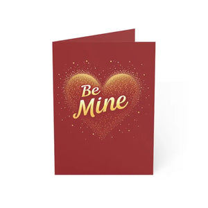 Dazzling Golden Heart Greeting Cards 10 Pack Variety Set - Dipaliz - 5’’ x 7’’ (vertical) / Coated (one Side) / Pcs