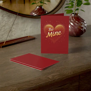 Dazzling Golden Heart Greeting Cards 10 Pack Variety Set - Dipaliz