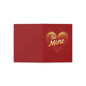 Dazzling Golden Heart Greeting Cards 10 Pack Variety Set - Dipaliz