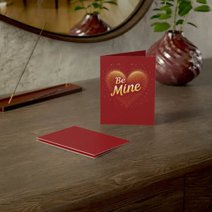 Dazzling Golden Heart Greeting Cards 10 Pack Variety Set - Dipaliz