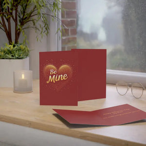 Dazzling Golden Heart Greeting Cards 10 Pack Variety Set - Dipaliz