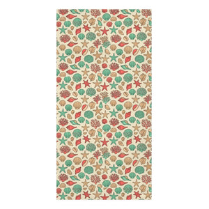Shell Pattern Cotton Towel – Summer Beach - Dipaliz - Beach Towels