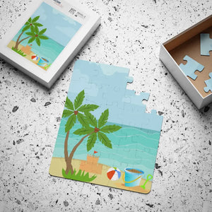Kids Puzzle Beach Toys 30 Piece Rounded Corners Safe Fun - Dipaliz - Pcs (vertical) - Jigsaw Puzzles