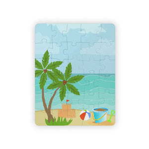 Kids Puzzle Beach Toys 30 Piece Rounded Corners Safe Fun - Dipaliz - Pcs (vertical) - Jigsaw Puzzles