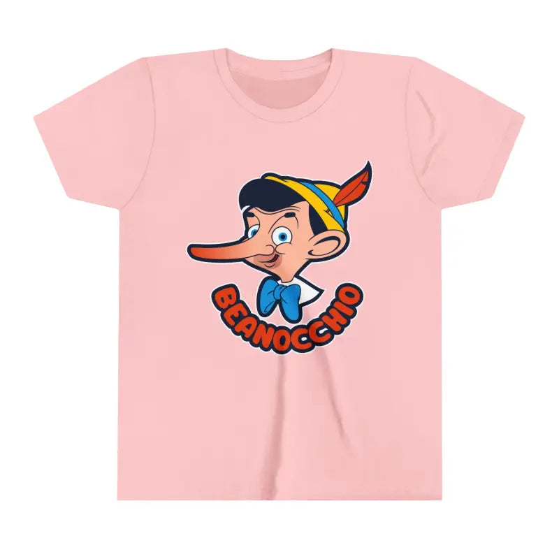 Beanocchio Youth Short Sleeve Tee - Ultimate Fun Fashion for Kids - Pink / s Clothes