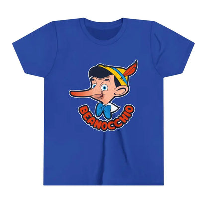 Beanocchio Youth Short Sleeve Tee - Ultimate Fun Fashion for Kids - True Royal / s Clothes