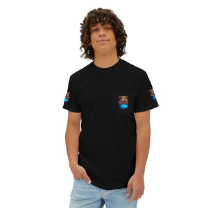 Soft Cotton Bear in a Pocket Tee Eco-friendly - Dipaliz - T-shirts