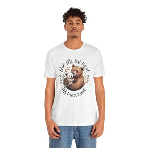 Soft Unisex Jersey Bear Tee - Family Gatherings - Dipaliz - T-shirts - Xs