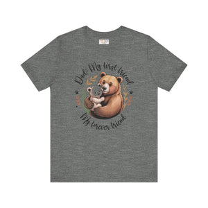 Soft Unisex Jersey Bear Tee - Family Gatherings - Dipaliz - T-shirts - Xs