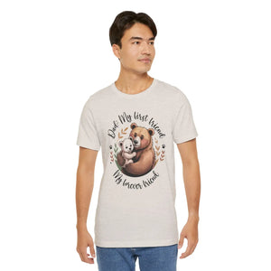 Soft Unisex Jersey Bear Tee - Family Gatherings - Dipaliz - T-shirts - Xs
