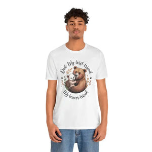 Unisex Jersey Bear Tee for Family Gatherings - Dipaliz - T-shirts
