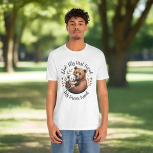 Unisex Jersey Bear Tee for Family Gatherings - Dipaliz - T-shirts