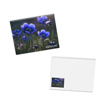 Beautiful Flowers Rain Drops 2025 Calendar: Elevate your Space - 10.8’’ x 8.4’’ / Semi Glossy Calendar