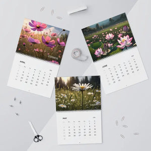 Beautiful Flowers Rain Drops Calendar 2026 Wall - Dipaliz - Calendars