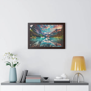 Framed Landscape Poster – Inspirational Wall Art - Dipaliz - Posters Prints & Visual Artwork