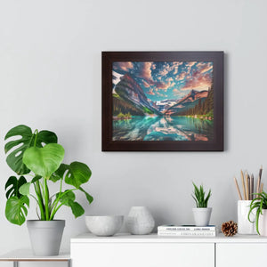 Framed Landscape Poster – Inspirational Wall Art - Dipaliz - Posters Prints & Visual Artwork