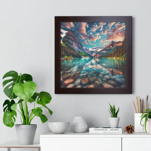 Framed Landscape Poster – Inspirational Wall Art - Dipaliz - Posters Prints & Visual Artwork