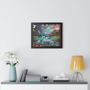 Framed Landscape Poster – Inspirational Wall Art - Dipaliz - Posters Prints & Visual Artwork
