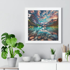 Framed Landscape Poster – Inspirational Wall Art - Dipaliz - Posters Prints & Visual Artwork