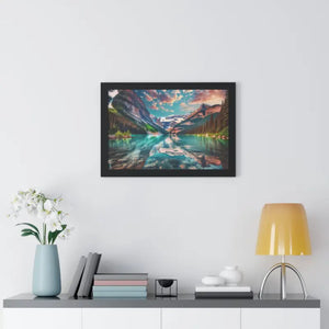 Premium Framed Landscape Poster - Vibrant Nature Art - Dipaliz - Posters Prints & Visual Artwork