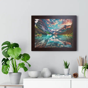 Premium Framed Landscape Poster - Vibrant Nature Art - Dipaliz - Posters Prints & Visual Artwork