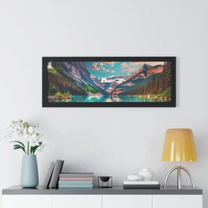 Premium Framed Landscape Poster - Vibrant Nature Art - Dipaliz - Posters Prints & Visual Artwork