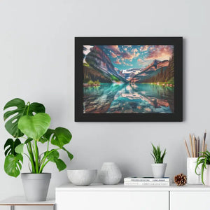 Premium Framed Landscape Poster - Vibrant Nature Art - Dipaliz - Posters Prints & Visual Artwork