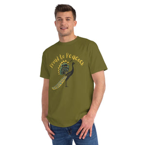 Peacock Organic Unisex Classic t Shirt - Eco Cotton - Dipaliz - T-shirts
