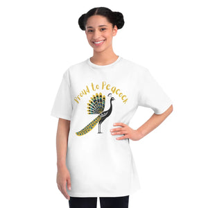 Peacock Organic Unisex Classic t Shirt - Eco Cotton - Dipaliz - T-shirts