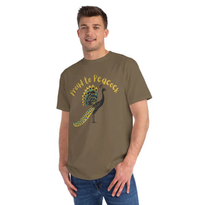 Peacock Organic Unisex Classic t Shirt - Eco Cotton - Dipaliz - T-shirts