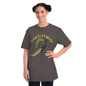 Peacock Organic Unisex Classic t Shirt - Eco Cotton - Dipaliz - T-shirts