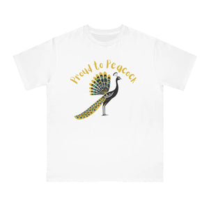 Peacock Organic Unisex Classic t Shirt - Eco Cotton - Dipaliz - T-shirts