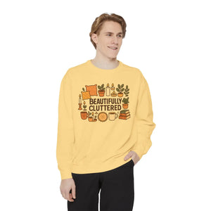 Cozy Unisex Garment-dyed Sweatshirt - Plant Lovers - Dipaliz - Sweatshirts