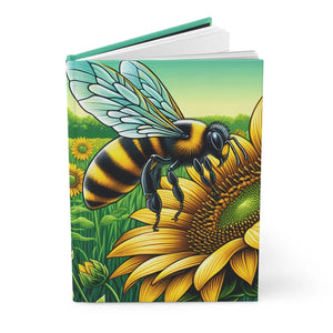 Stylish Bee Hardcover Journal - Sparks Imagination - Dipaliz - Journals