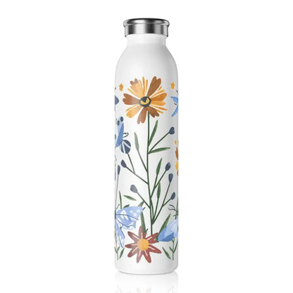 Bee-utiful Double-walled Stainless Steel Water Bottle - 20oz / White Mug