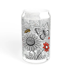 Chic Clear Sipper Glass - Eco-friendly Bamboo Lid - Dipaliz - Tumblers