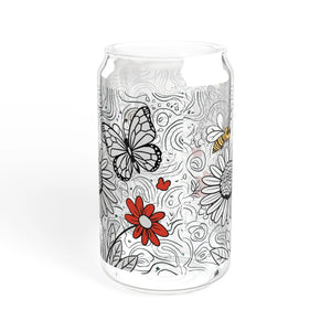 Chic Clear Sipper Glass - Eco-friendly Bamboo Lid - Dipaliz - Tumblers