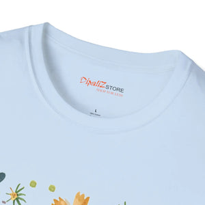 Softstyle t Shirt Bees and Spring Flowers - Dipaliz - T-shirts