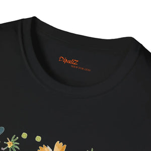Softstyle t Shirt Bees and Spring Flowers - Dipaliz - T-shirts