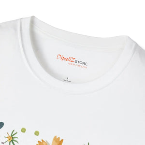 Softstyle t Shirt Bees and Spring Flowers - Dipaliz - T-shirts