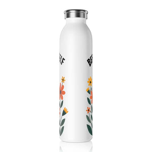 Slim Water Bottle - Believe in Yourself Womens Fashion - Dipaliz - 20oz / White - Bottles