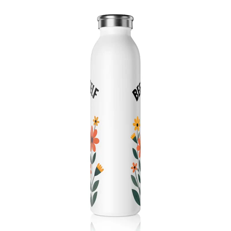 Slim Water Bottle - Believe in Yourself | Dipaliz - 20oz / White - Bottles