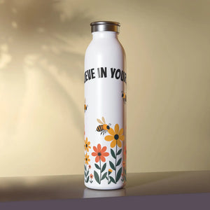 Insulated Slim Water Bottle - Believe in Yourself - Dipaliz - Bottles