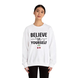 Unisex Heavy Blend Crewneck Sweatshirt Believe in Yourself - Dipaliz - Sweatshirts